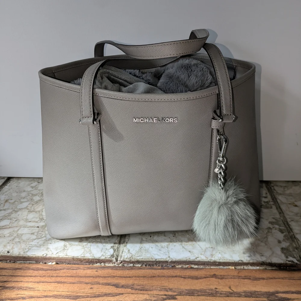 Michael Kors Gray Tote Bag